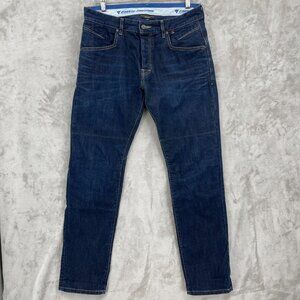 Dainese 32x33 Bonneville Riding Motorcycle Jeans With Hip Pads Dark Wash
